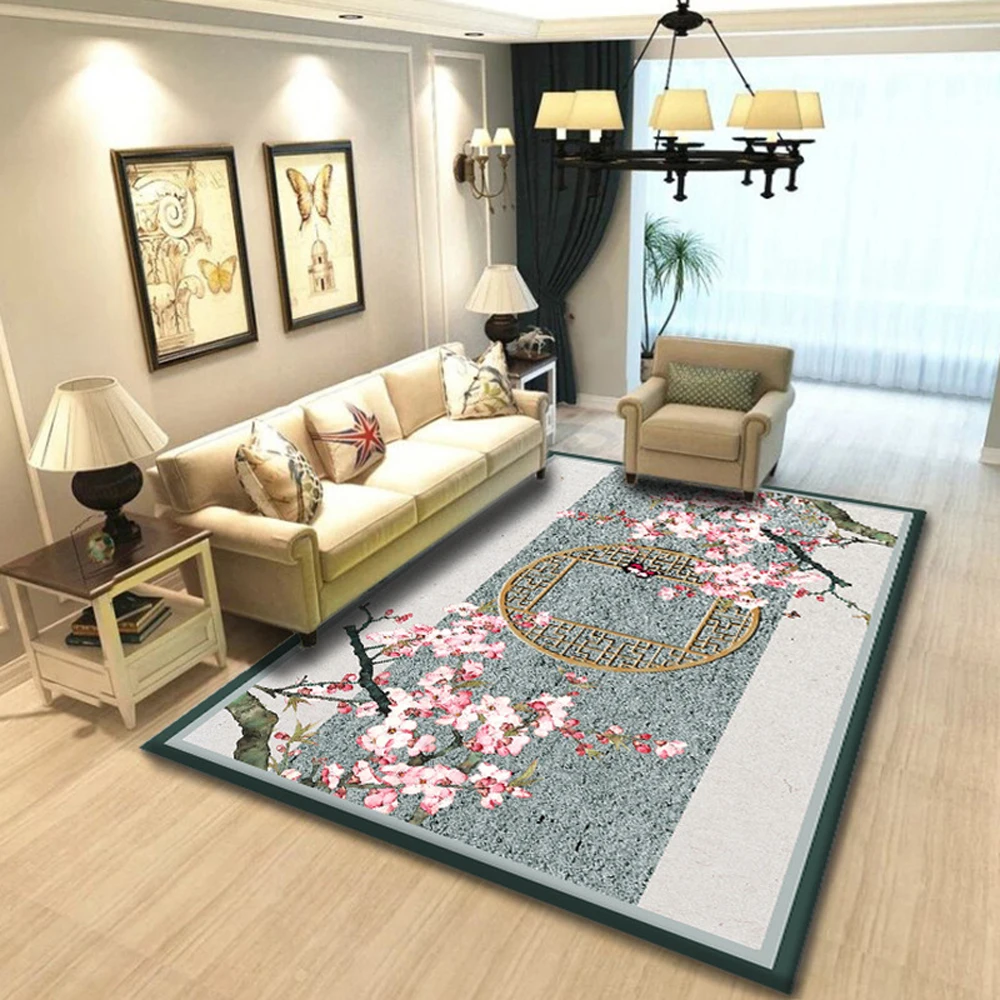 

Fashion Rug Northern European-Style Landscape Carpet Living Room Bedroom Bed Blanket Kitchen Bathroom Carpet