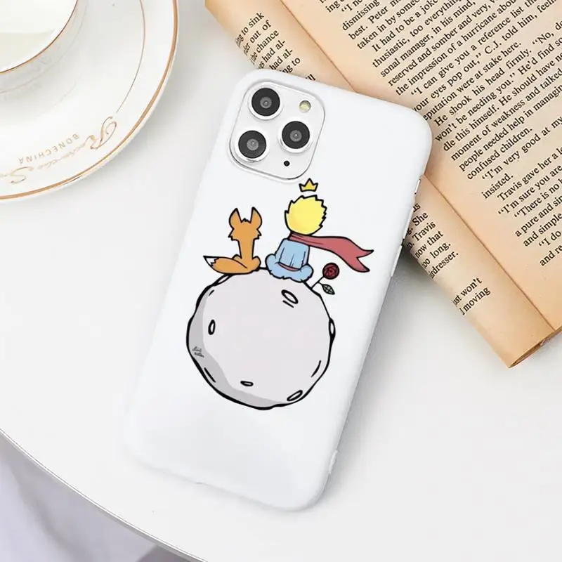 

Little Prince Phone Case Candy Color for iPhone 6 7 8 11 12 s mini pro X XS XR MAX Plus