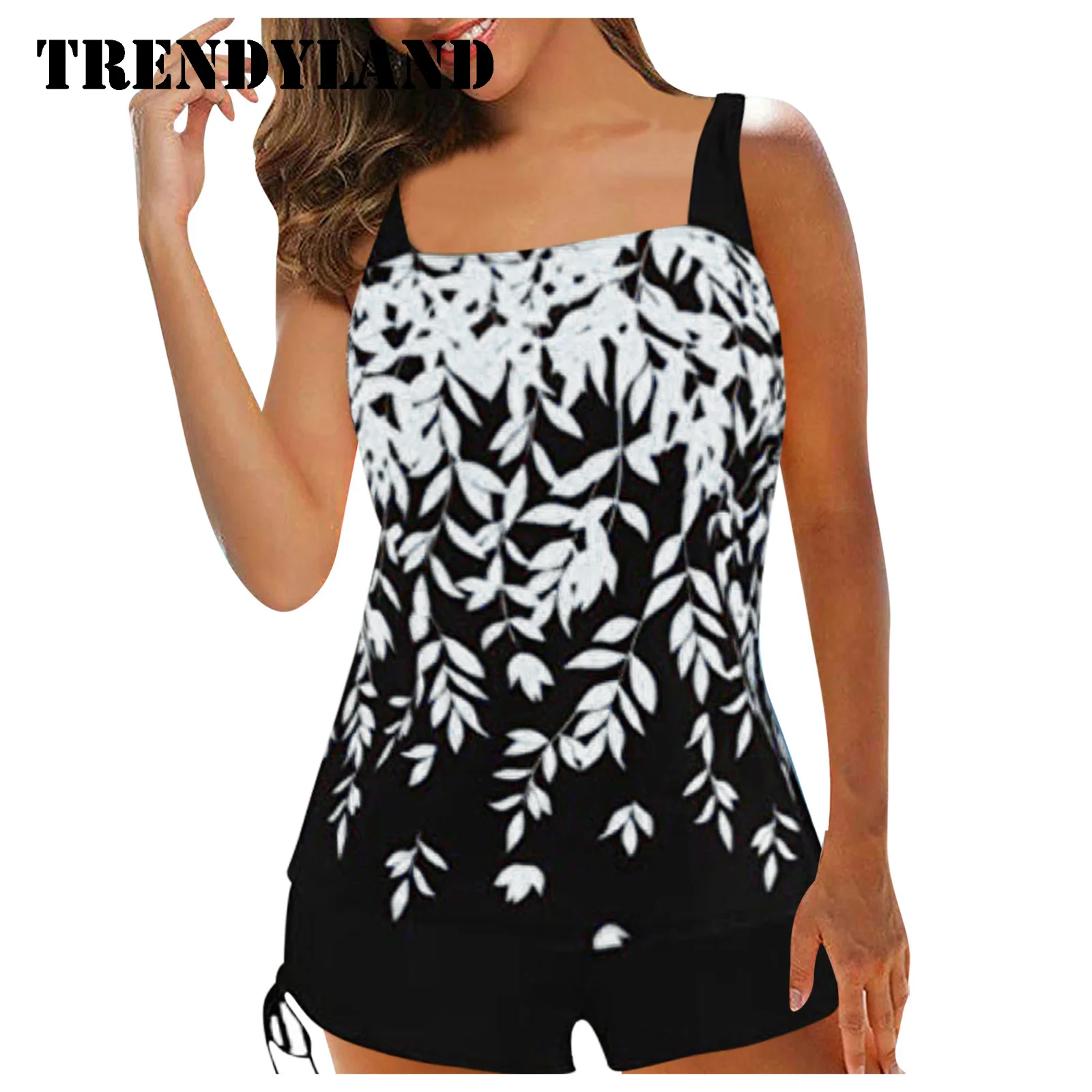 

Женский раздельный купальник Trendyland с цифровым принтом, пляжный раздельный купальник