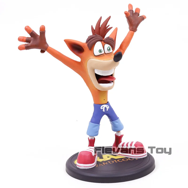 NECA Crash Bandicoot с реактивной доской ПВХ фигурка Коллекционная модель игрушки