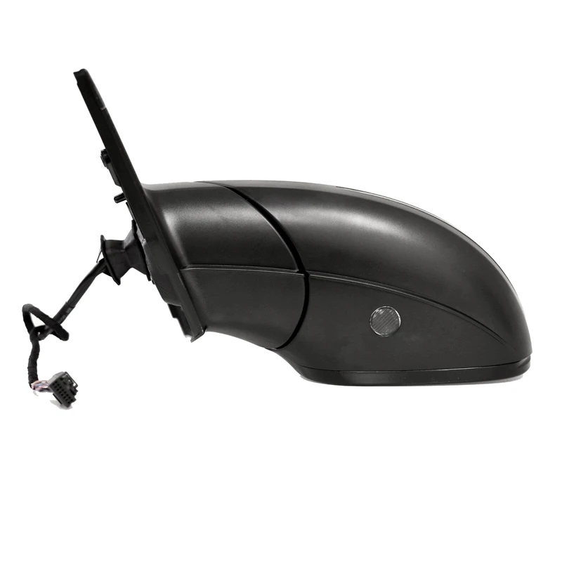 

Left Side Mirror Rear View Mirror Assembly Black for 2009-15 - Q5 Power Heated Blinker Power Folding 9Pin 8R1857409D