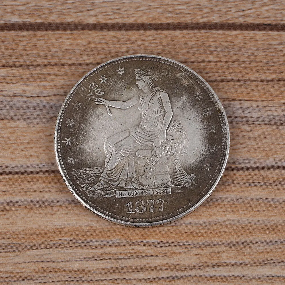 Монета США 1877 счастливая монета удача держи вдали от злых популярных серебристых