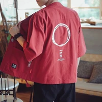 japanese chef jacket uniform summer mens cropped sleeve coat hotel restaurant sushi japanese restaurant kitchen work shirt