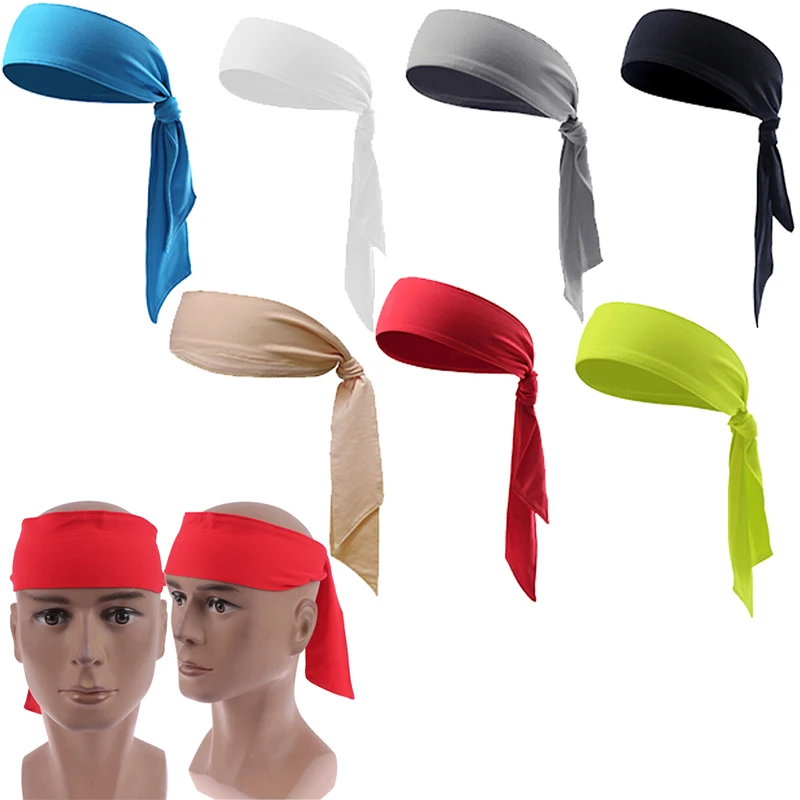 

1Pc Women Men Yoga Hair Bands Sports Headband Girls Sport Anti-slip Cloth Sweatband Football Running Headband
