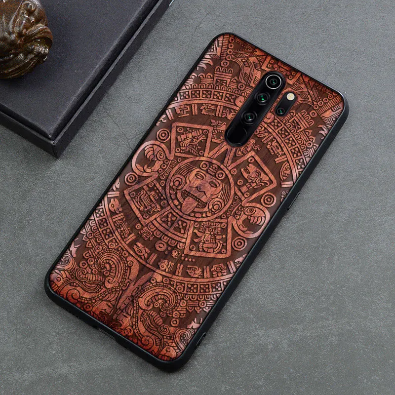 color 1 Новинка, чехол для redmi note 8 pro, тонкая деревянная задняя крышка, ТПУ чехол-бампер для Xiaomi redmi note 8, Xiomi redmi note 8 Pro, чехол для телефона s - Цвет: color 1