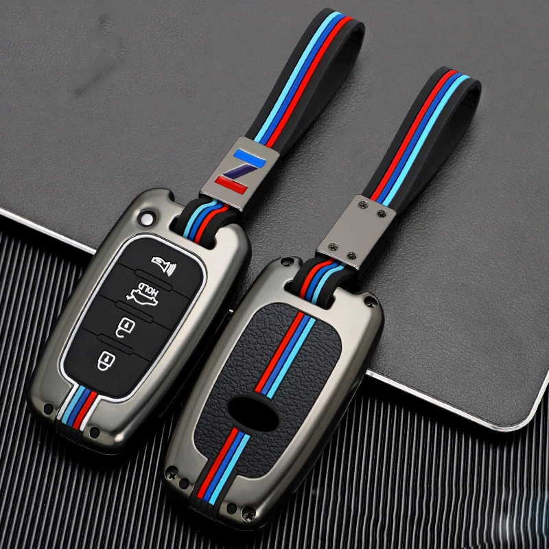 

Zinc Alloy Key Case Key Cover For Hyundai Solaris HB20 Veloster SR IX35 Accent Elantra i30 For KIA RIO K2 K3 Sportage