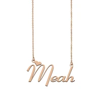 meah name necklace custom name necklace for women girls best friends birthday wedding christmas mother days gift