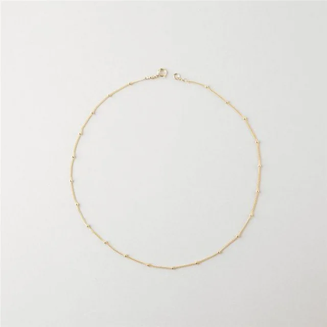New Bohemia Moon Star Vintage Multilayer Crystal Pendant Necklace Fashion Gold Color Chain Boho Simple Choker Necklaces Jewelry