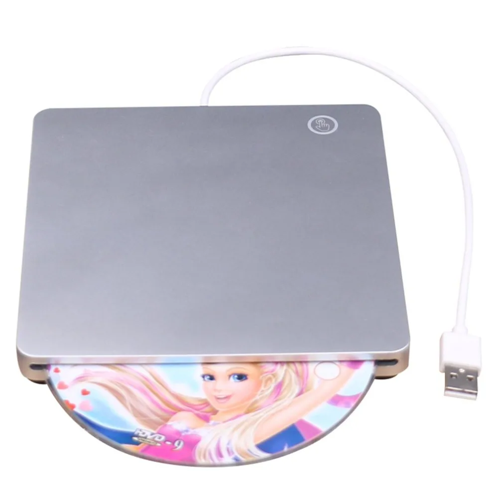 USB внешний слот DVD CD RW привод горелка супер тонкий мобильный для Apple Mac book Pro