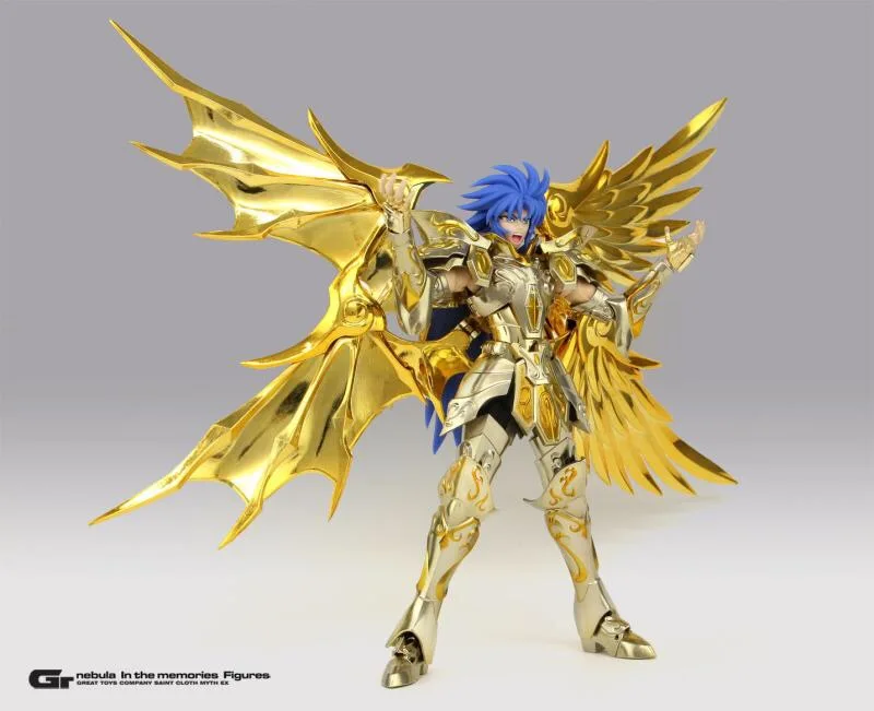Новинка GT великолепные игрушки ST Seiya Myth Soul of God Gold EX Gemini SaGa металлическая Броня с тканевой вешалкой миф бог фигурка игрушка