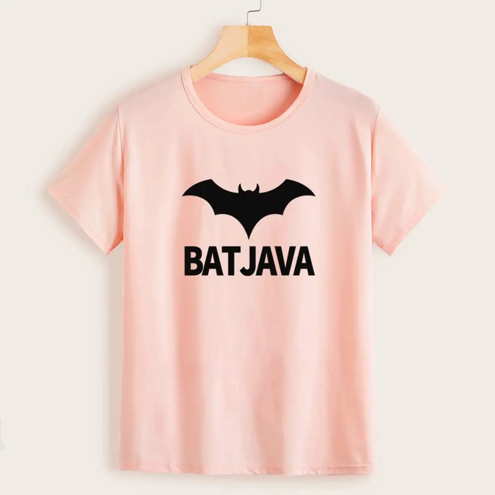 

Fashion Tshirt Women Tshirts Casual Short Sleeve O Neck t-shirt BATJAVA Letter Print Tshirt 02079