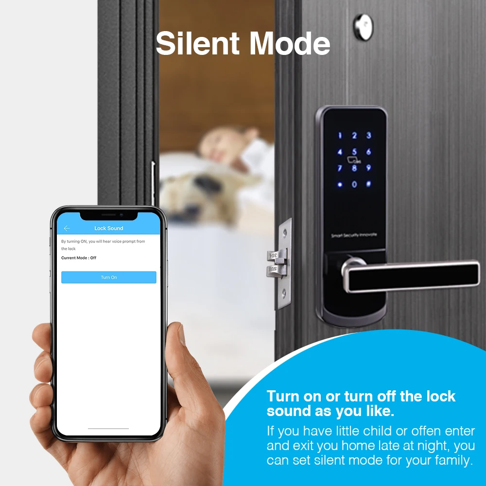 TTlock Bluetooth WiFi умный электронный дверной замок с клавиатурой умный дверной замок для дома Airbnb дом квартира с приложением пульт дистанционного управления