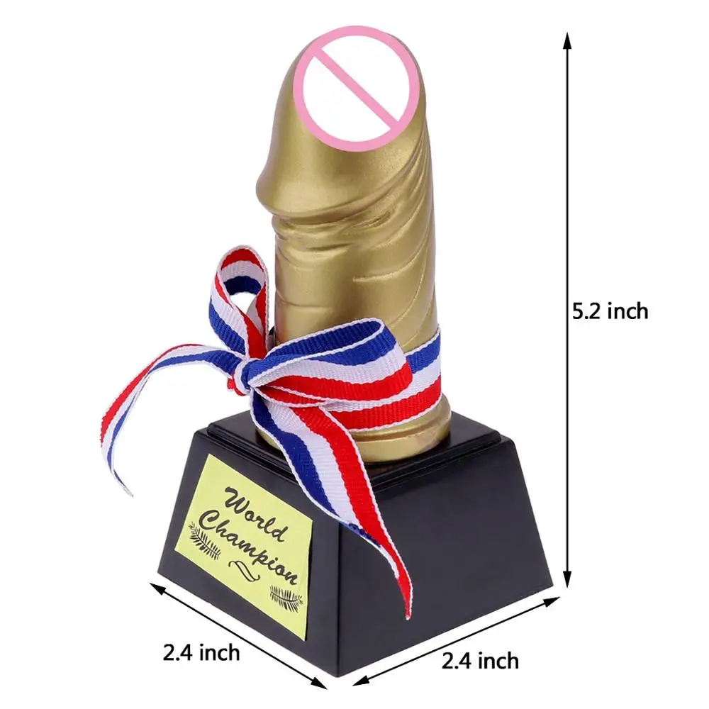 Вечерние сувениры для курятника новинка Веселый пенис Вилли трофеи золотые