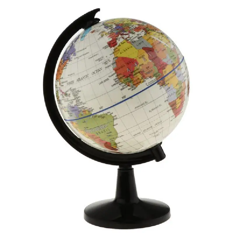 

16 Cm Retro Full English Earth Rotation Rotating World Earth Atlas Map Geography Teaching Supplies Office Furniture Decoration