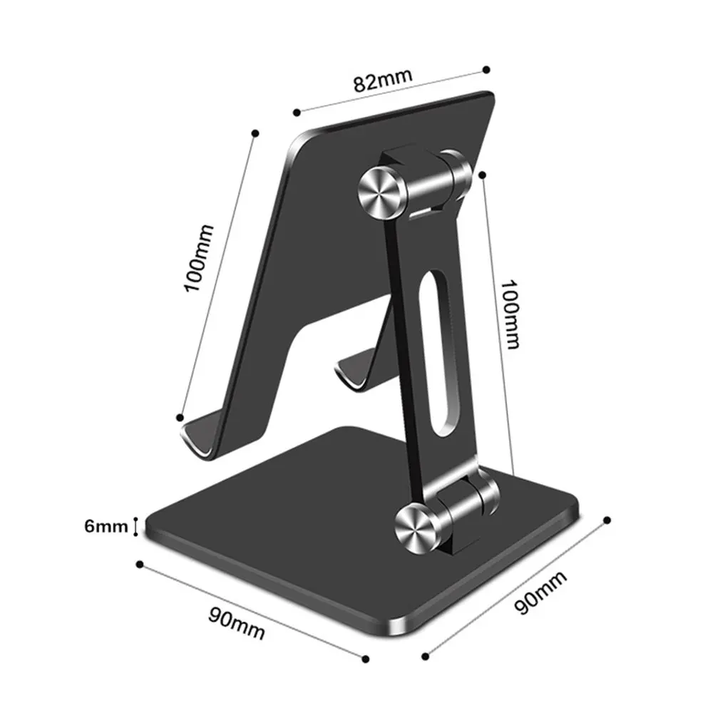 

Portable Aluminum Holder Desktop Bracket Lazy Folding Tablet Computer Stand For IPad For Mobile Phone Holder