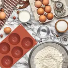 5 полостей, полусфера, силиконовая форма для изготовления шоколадного торта, желе, Купольные лотки для мусса, антипригарные Инструменты для выпечки