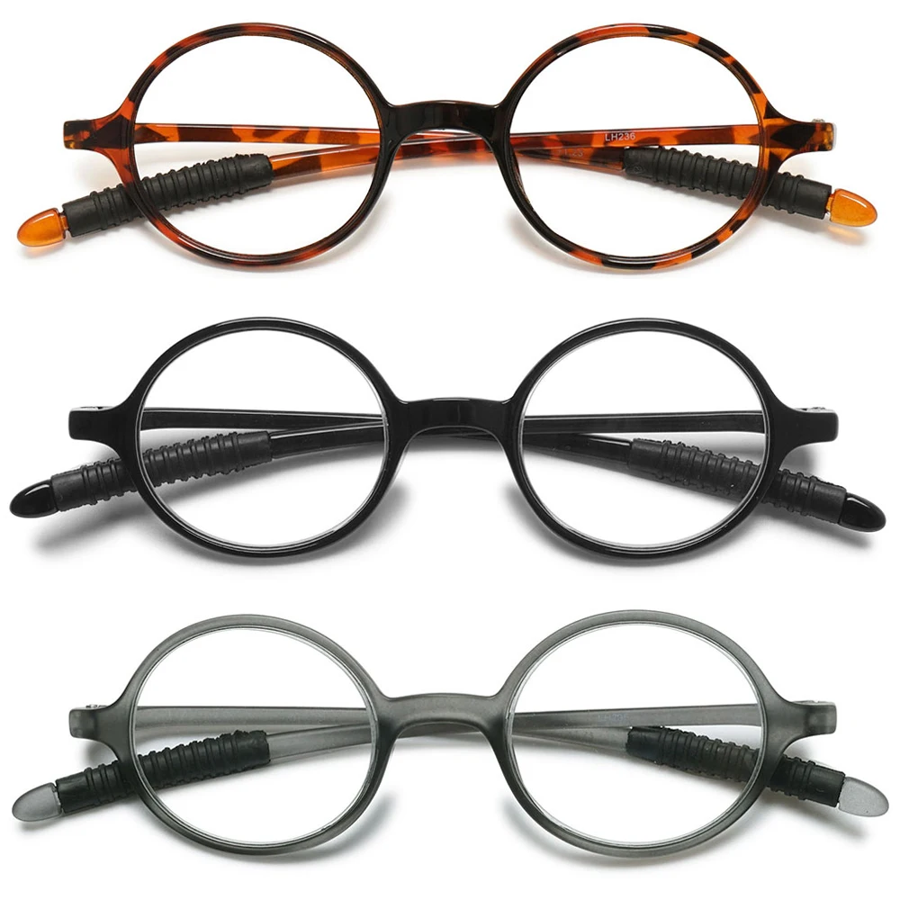 MAGIMODAC-gafas de lectura TR90 para hombre y mujer, lentes redondas Retro de alta calidad para presbicia, 1,25, 1,75, 2,25, 2,75, 3,25, 1 unidad