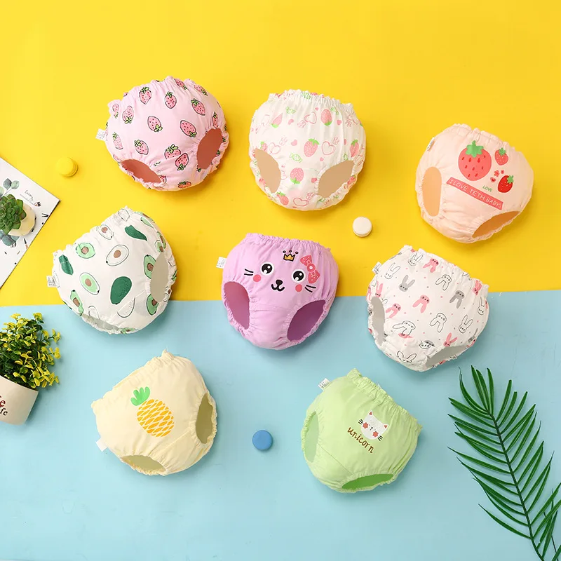 

Комплект трусов для маленьких девочек 4 шт./лот, треугольные шорты из чистого хлопка для девочек, Хлопковые Штаны для маленьких мальчиков, ни...