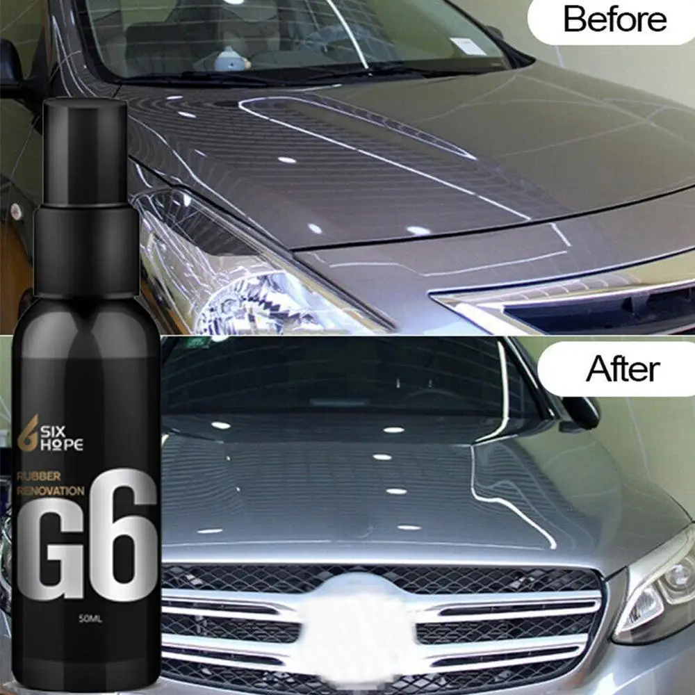 

50ml Car Polish Wax Plastic Leather Retreading Agent Tire Wax Paint Washer Automotive Interior Household L3V7 Car Cleaner Q2D0