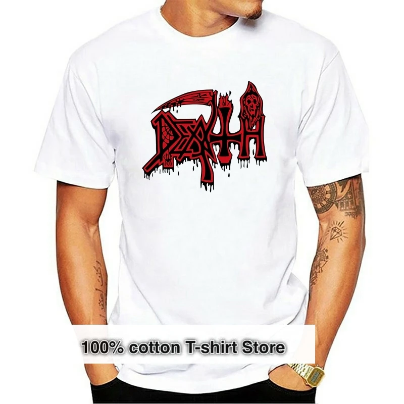 

Death Rock Heavy Metal Band T-Shirt Fitted Comical Clothes Unique Short Sleeved Hip Hop Men And Women Tshirt