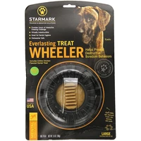 starmark everlasting treat wheeler dog toy tyre wh