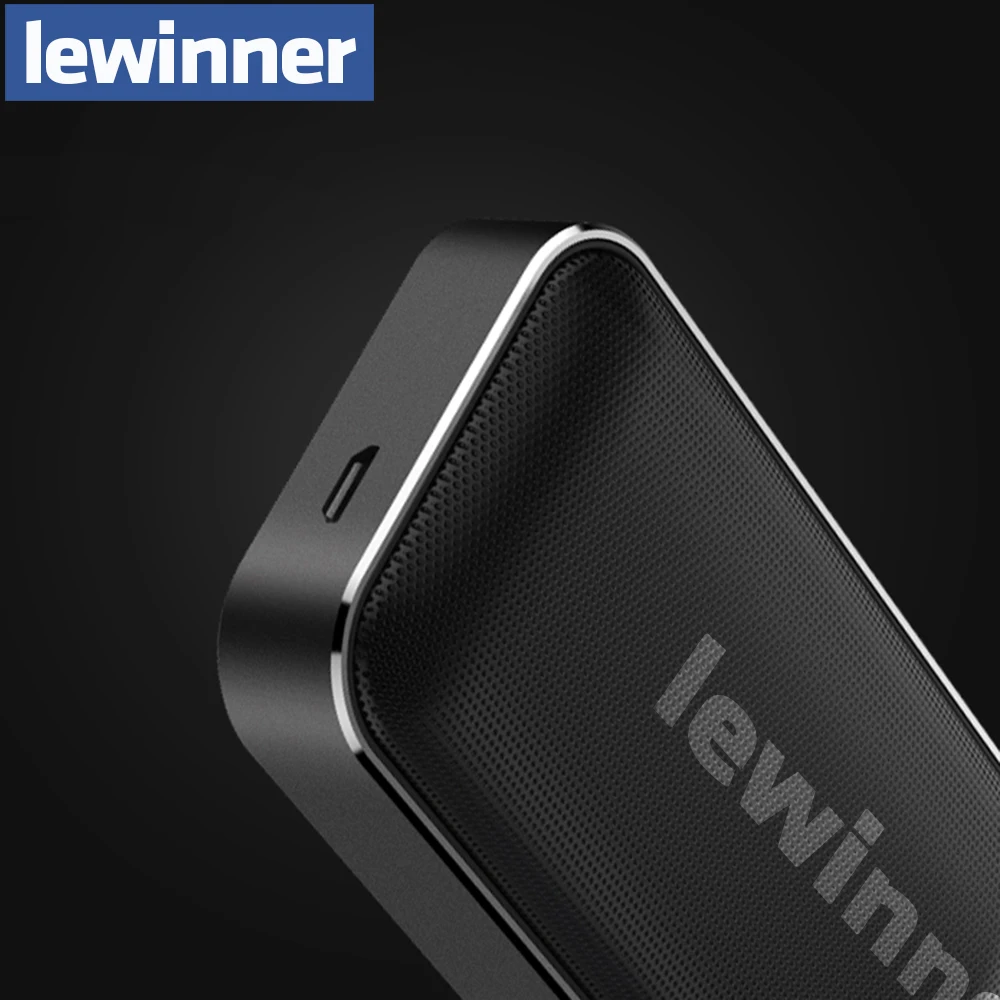 Портативная беспроводная Bluetooth Колонка Lewinne маленькая металлическая портативная