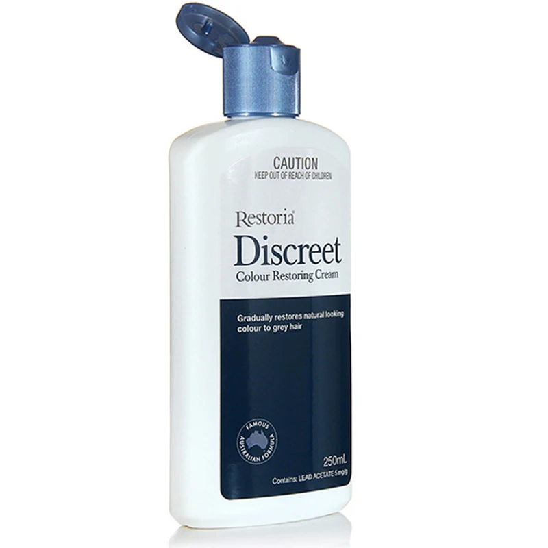 

250ml Australia Restoria Discreet Colour Restoring Cream/Lotion Hair Care Reduce Grey Hair - Suitable For Men &Women