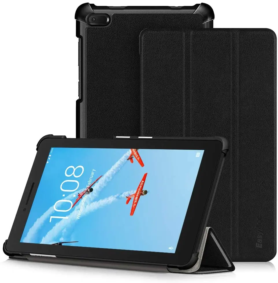 Чехол EasyAcc для Lenovo Tab E7 Ультратонкий чехол с функцией подставки тонкий кожаный