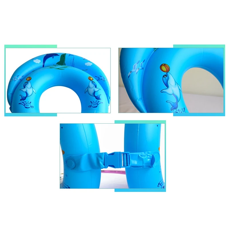

Dual Airbags Baby Swim Float Swimming Ring Inflatable Swimming Pool Float Toys for Children Adult Float Safety Tube