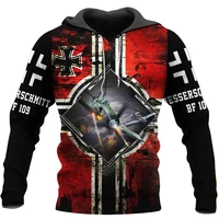 fighter plane bf 109 3d all over printed hoodie men and women fashion casual jackets l0008