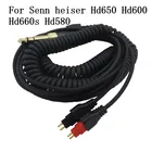 Кабели, Входное оборудование, совместимое с разъемами Senn heiser Hd650 Hd600 с позолоченными пластинами, полные Многослойные штекерные провода