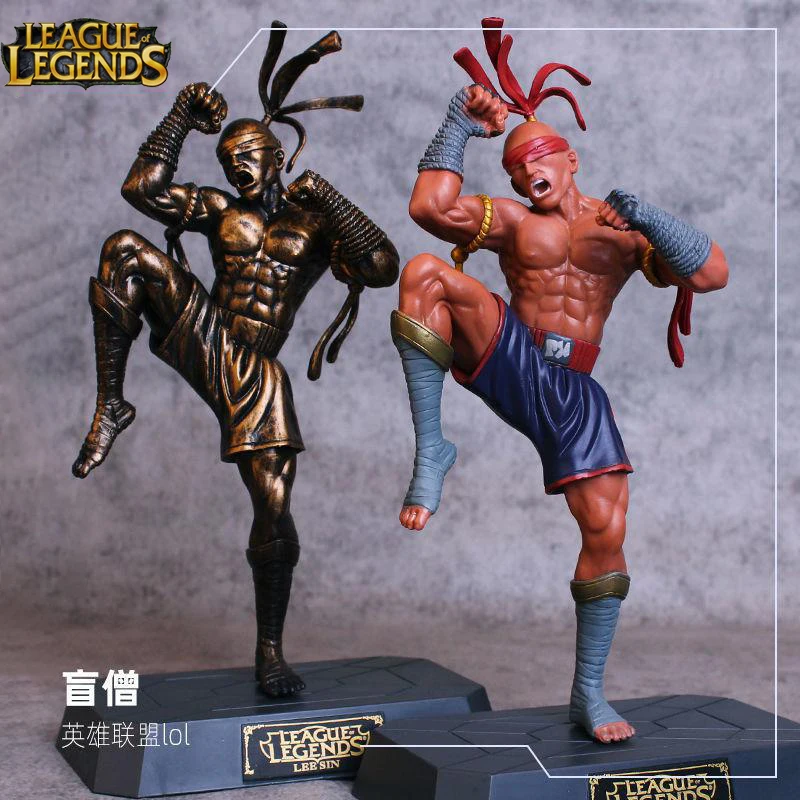 Горячая игра Лига Легенд периферийные устройства LOL Lee Sin Muay Thai ПВХ экшн-фигурки