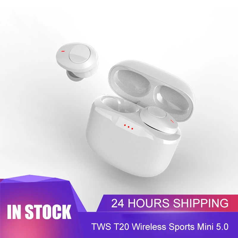 T20 наушники вкладыши TWS с Беспроводной зарядным устройством Bluetooth 5 0 стерео