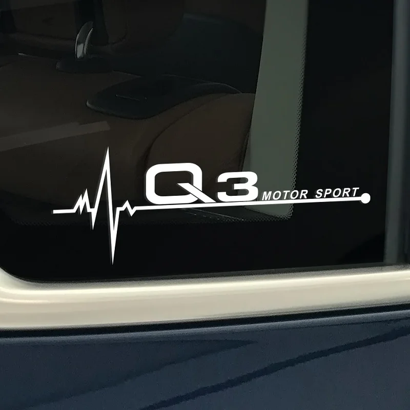 Наклейка с логотипом автомобиля для Audi A1 A3 A4 A5 A6 A7 A8 Q2 Q3 Q5 Q7 TT 2 шт.|Наклейки на