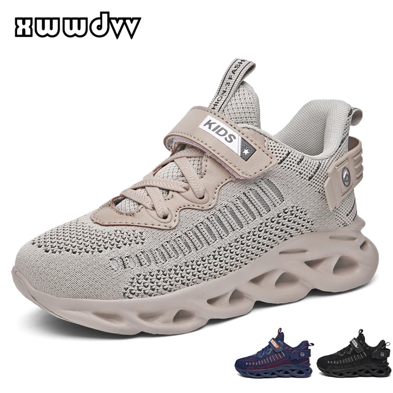 

XWWDVV детская обувь Легкие дышащие детские кроссовки для мальчиков школьная спортивная обувь с ремешком спортивная обувь для бега