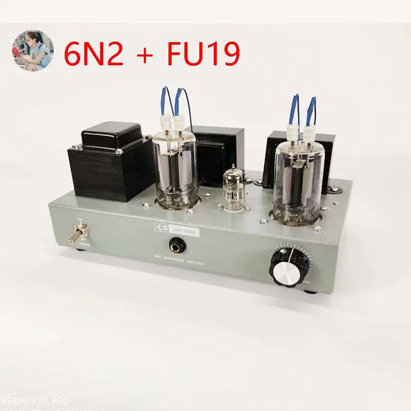 Усилитель звучания трубки HIFI 2021 усилитель 6n2 + Fu19 2*4 Вт выход для наушников 1 220 В