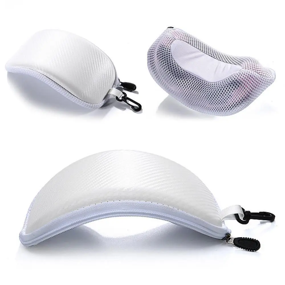 

Outdoor ski mirror case Compressive, impact-resistant, goggles mirror bag Ski Arc Zipper motorcycle case rain-proof leath r Y1T2