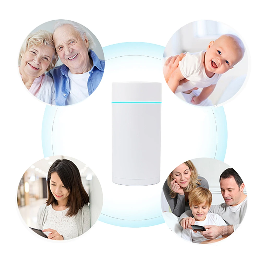 

Portable Air Humidifier Aroma Essential Oil Diffuser USB Powered Mist Maker 400ml for Home Bedroom Large Room Desk Car