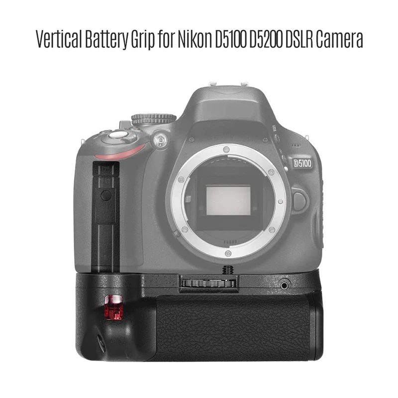 Vertical Battery Grip Holder for Nikon D5100 D5200 Dslr Camera En-El 14 Powered with Ir Remote Control | Электроника