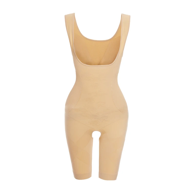 Women's Fashion Full Body Shaper Slimming Open Bust Bodysuit Shapewear Tummy Control Sexy Butt Lift Underbust