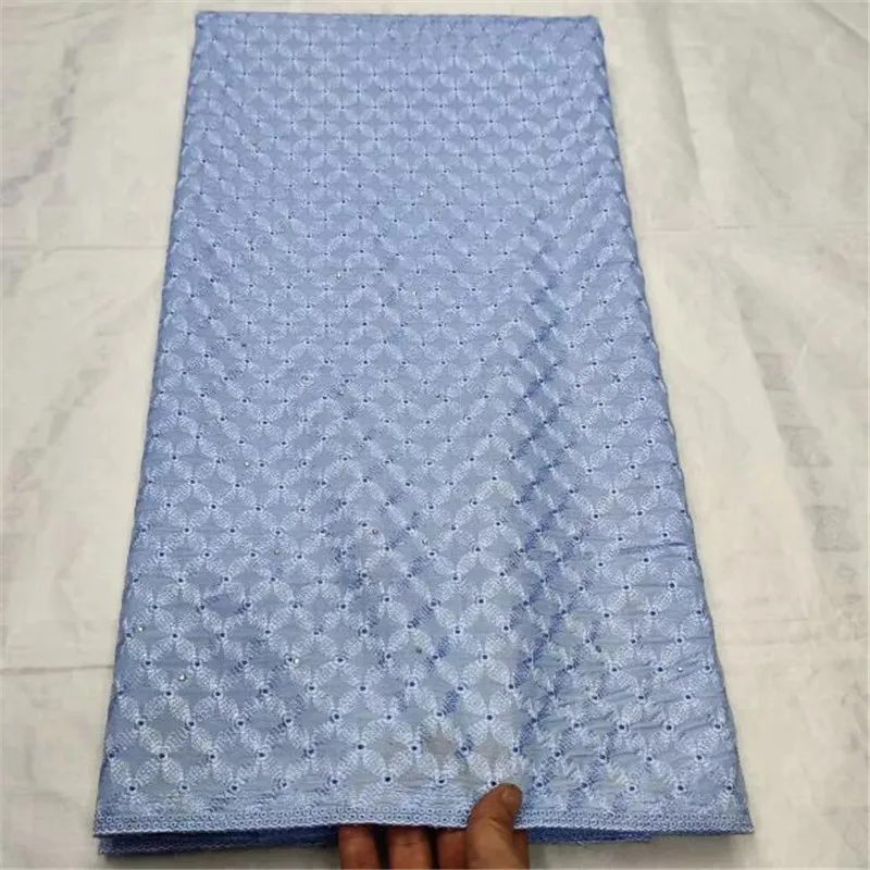 Новая африканская Мужская кружевная хлопчатобумажная ткань высокого качества