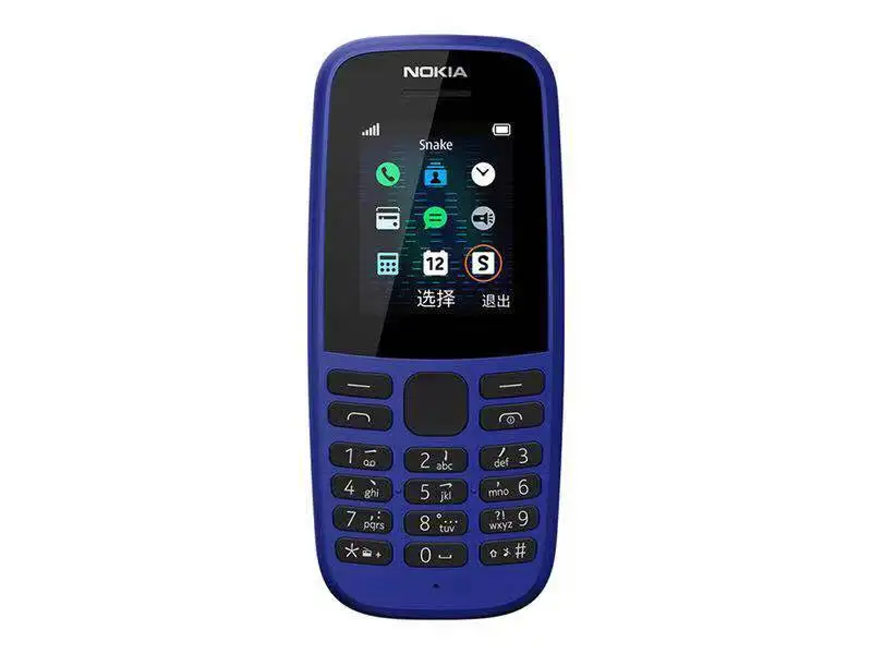 nokia 105（2019） refurbished original 105（2019） single sim dual sim phone 2g gsm 800mah unlocked cheap celluar phone