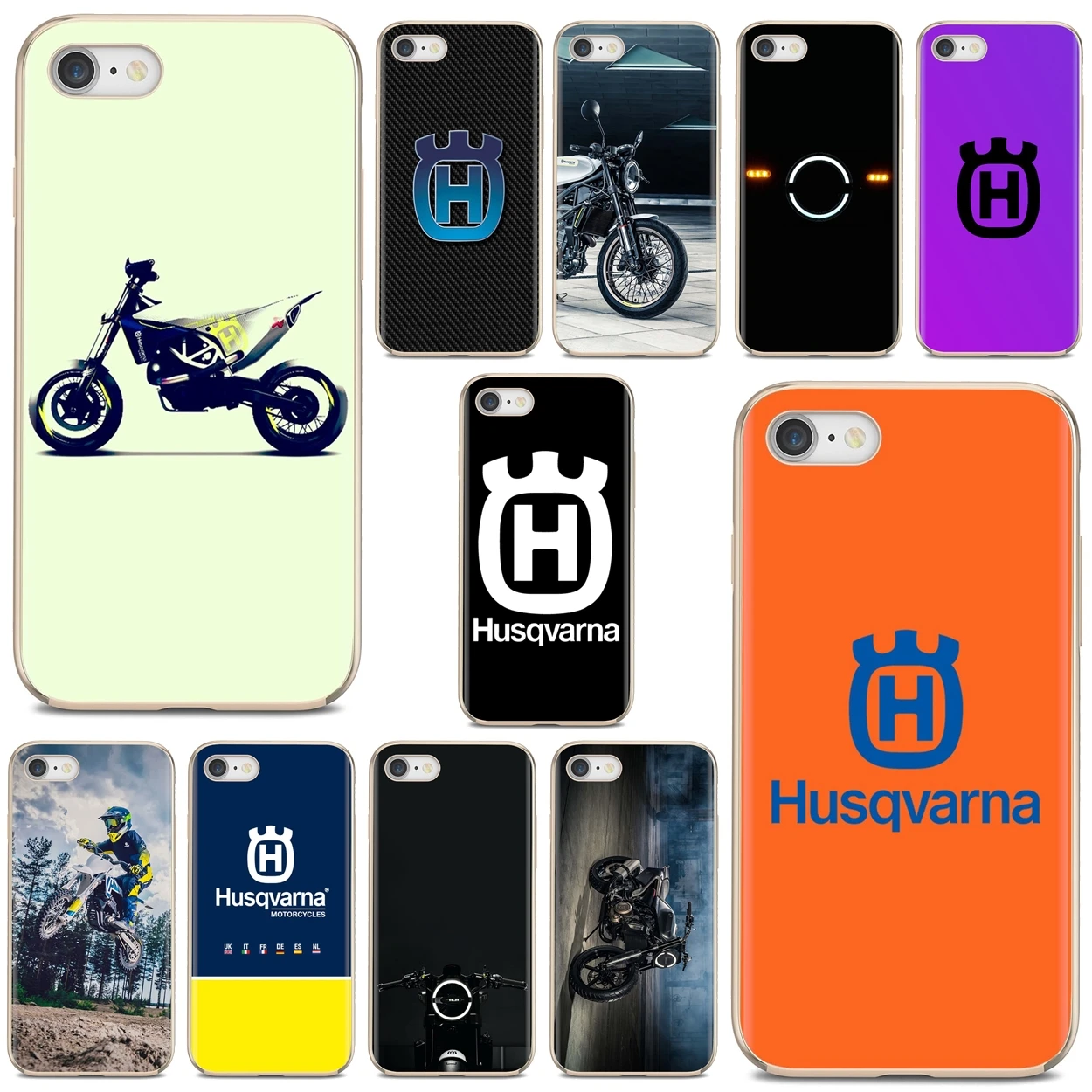Мотоциклетные брендовые Husqvarna для iPod Touch iPhone 10 11 12 Pro 4S 5S SE 5C 6 6S 7 8 X XR XS Plus Max 2020 Мягкий