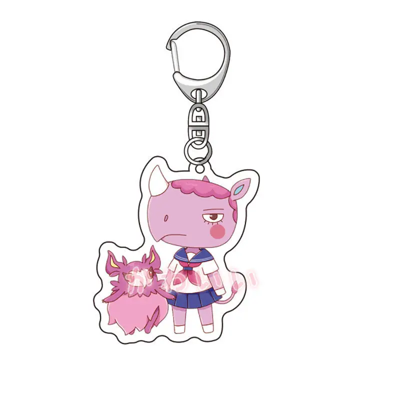 

Puzzle Children's Sticker Animal Mori Animation Axle Key Foddle Double-sided Pendant Spread Around