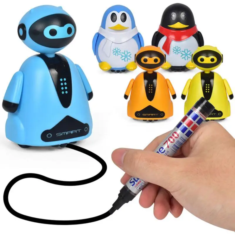 

Scribing Induction And Pen Robot Automatic Sensing To Identify The Way Along The Line Robot toy for children xmas gifts