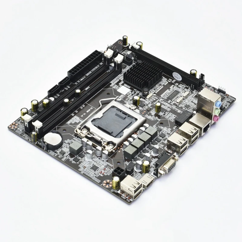 Материнская плата H55 LGA1156 2XDDR3 поддерживает 8G SATA2.0 PCI-E X16 для серверной серии |