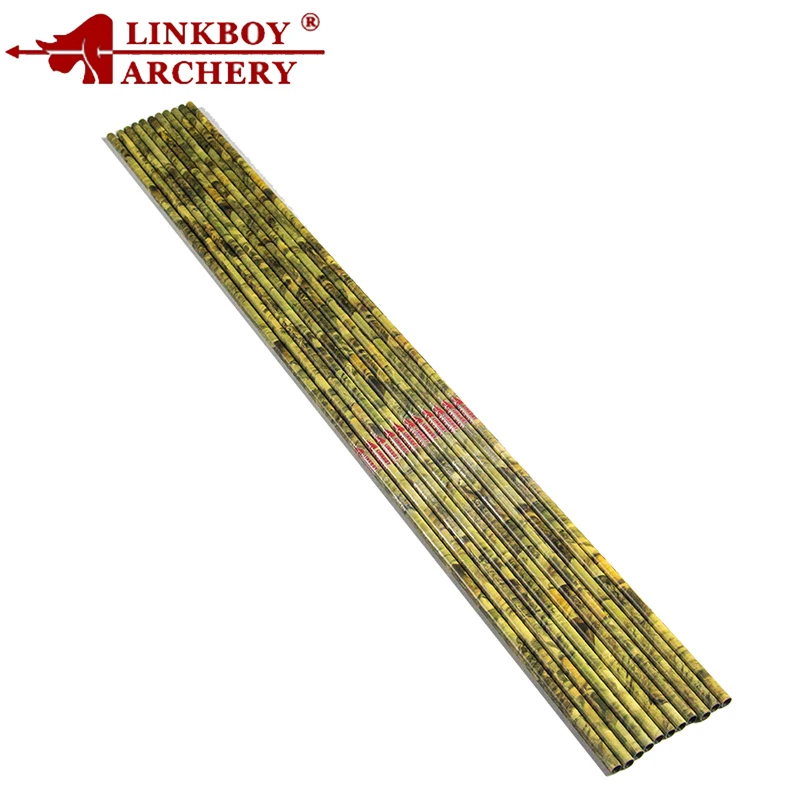Стрелы Linkboy из лука 6 шт. карбоновые стрелы с валом 30/32 дюйма стержень 300 400 500 600 ID мм