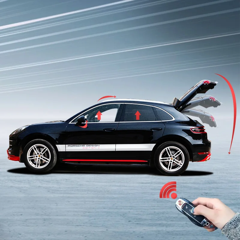 PLUSOBD Trunk Close Remote Release Car Automatic Module For Porsche Cayenne Macan Panamera |