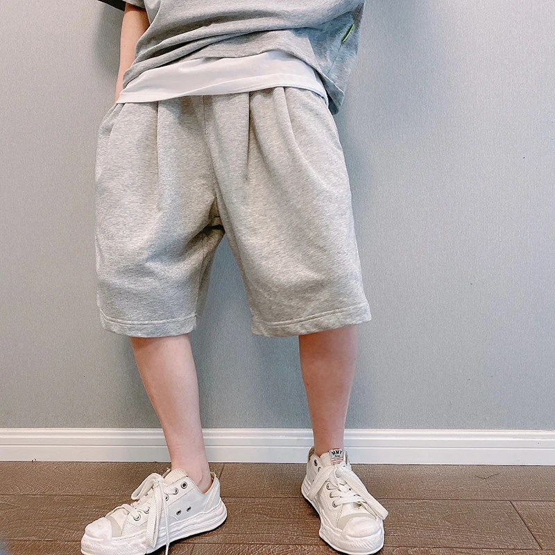 

Summer Men's Loose Knee Length Casual Shorts Cotton Blends F7