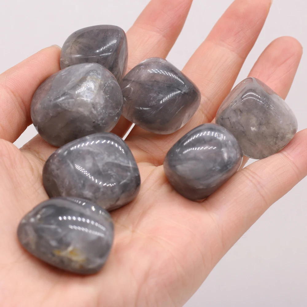 Натуральный драгоценный камень черные волосы кристалл грубые украшения для аквариума игрушки для детей образцы подарков 20-30 мм